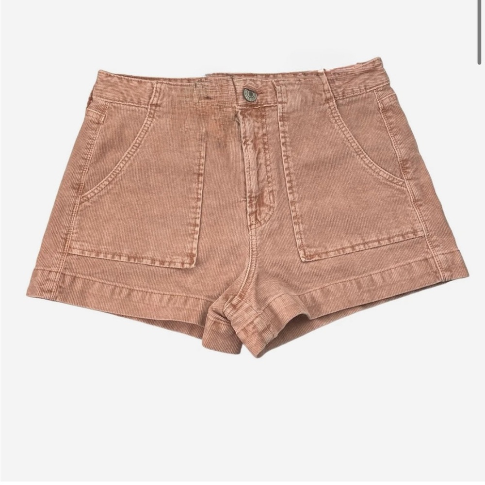American Eagle Light Pink Corduroy high rise Shorts size 6
